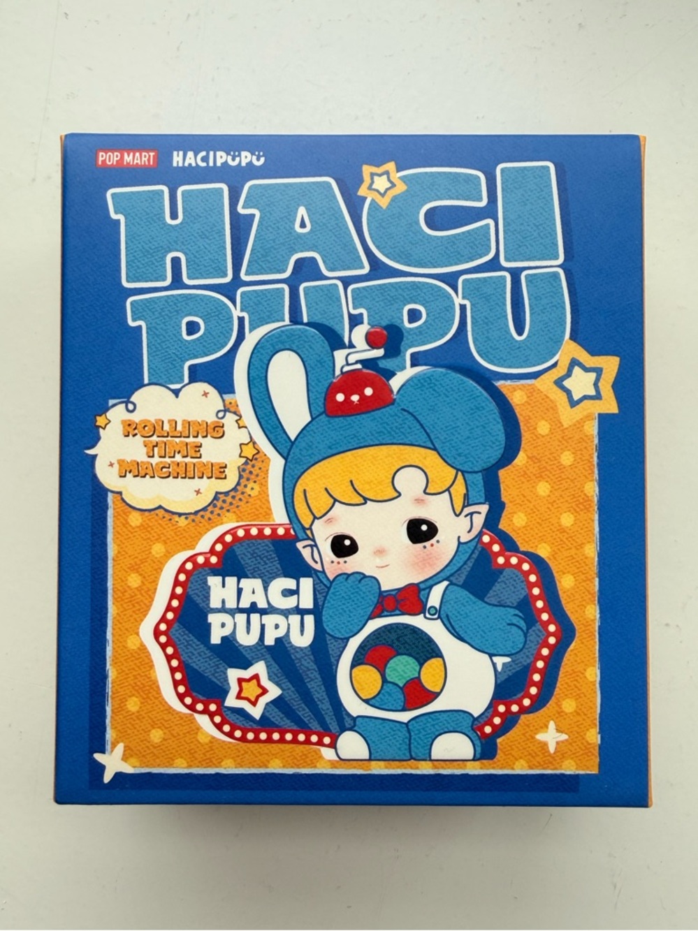 SEALED BOX Pop Mart Hacipupu Rolling Time Machine Silicone Clip Magnet